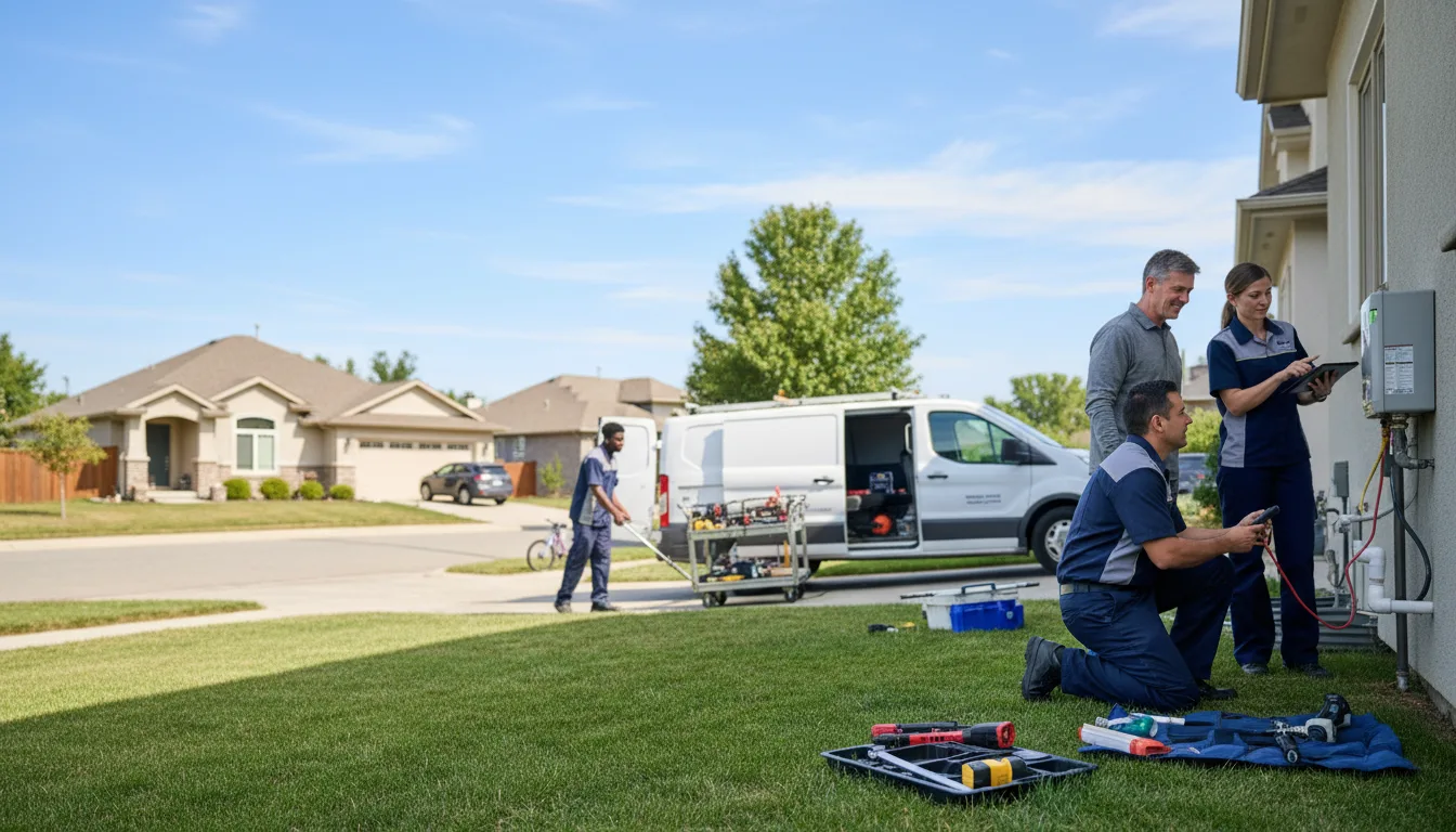 Tankless water heater service in Plainview, TX